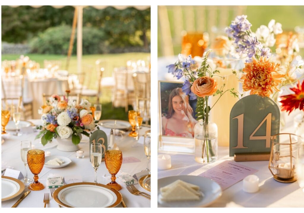 Jewel toned wedding details